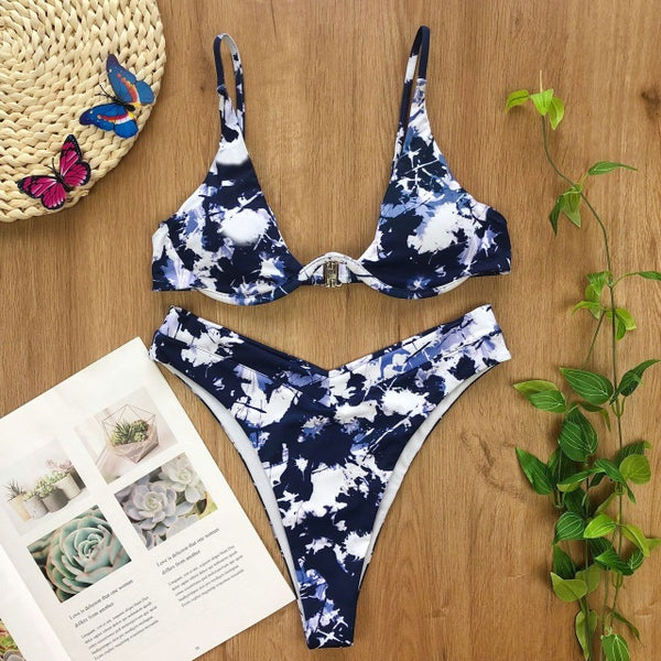 High Waist Bikini Sexy Bikini Set Swimwear Women Swimsuit Print Biquini Feminino Bikinis 2020 Bathing Suit Femme Beachwear